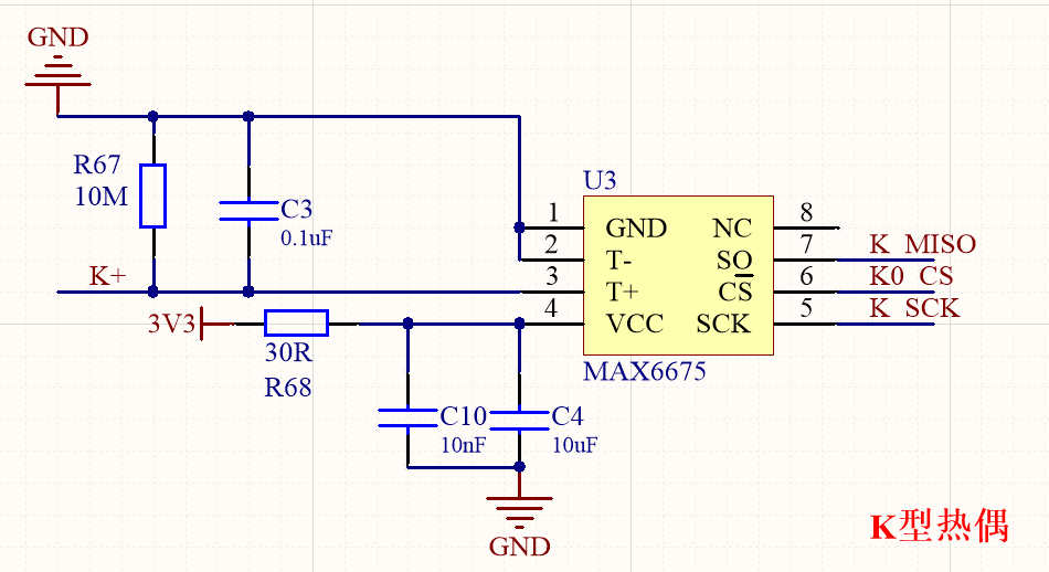 max6675建议PCB设计图