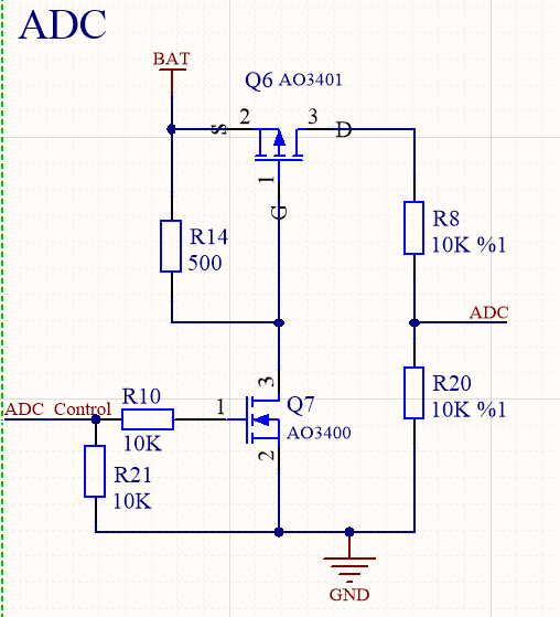 低功耗电压测量PCB原理图